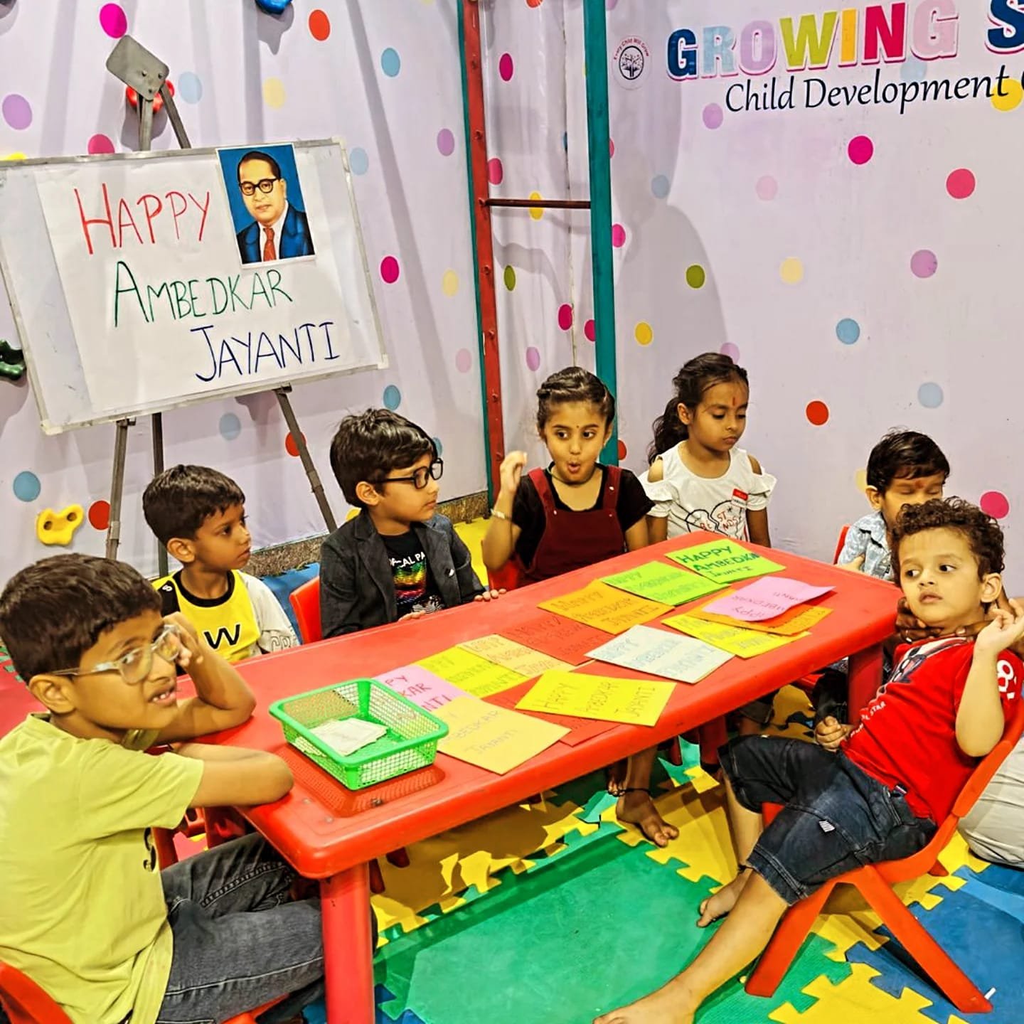 Children in a classroom activity at Able For All